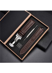 Soft Leather Watch Straps for Samsung Galaxy Gear S3 Business Strap Bracelets Men Women Watches 18mm 20mm 22mm 24mm