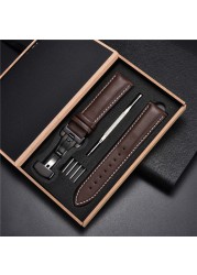 Soft Leather Watch Straps for Samsung Galaxy Gear S3 Business Strap Bracelets Men Women Watches 18mm 20mm 22mm 24mm