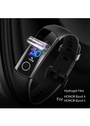 Soft Screen Protectors For Honor Band 5/ Band 5i Band 4 Running Hydrogel Film Anti Scratch Film For Huawei Band 3 4 Pro/3e 4e