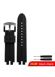 Soft Silicone Watchband for C-Casio PRG-300 330 PRW-3000 PRW-3100 PRW-6000 PRW-6100 Watch Band Black Rubber Watch Strap Bracelet