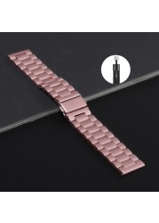 Metal Bracelet for Samsung Galaxy Watch 46mm Gear S3 Watch 3 45mm Stainless Steel 22mm 20mm Band for Active 2 Amazfit GTR Strap