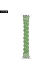 URVOI Braided Band for Apple Watch Series 7 6 SE 5 4321 Woven Nylon Strap for iWatch 40 44mm Stretchable Classic Design