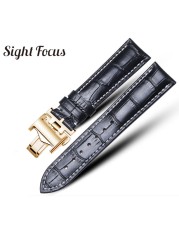 Calfskin Watch Band for Longines Masters Collection Watch Strap Strap Bracelet Cowhide Leather 13 14 15 18 19 20 21 22 mm Strap L3