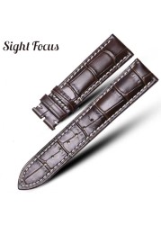 Calfskin Watch Band for Longines Masters Collection Watch Strap Strap Bracelet Cowhide Leather 13 14 15 18 19 20 21 22 mm Strap L3