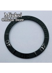 Miuksi 40mm high quality ceramic bezel watch parts fit 43mm watch case for watch sea