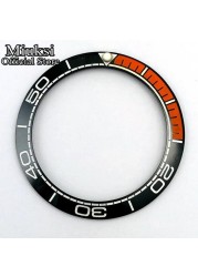 Miuksi 40mm high quality ceramic bezel watch parts fit 43mm watch case for watch sea