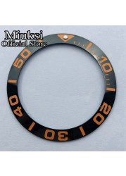 Miuksi 40mm high quality ceramic bezel watch parts fit 43mm watch case for watch sea