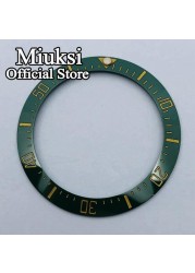 Miuksi 40mm high quality ceramic bezel watch parts fit 43mm watch case for watch sea