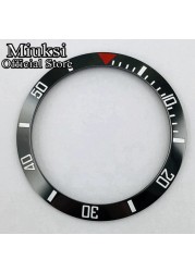 Miuksi 40mm high quality ceramic bezel watch parts fit 43mm watch case for watch sea