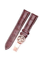 Leather Watch Strap For Patek Philippe Bomb 5167Ax Watch Crocodile Pattern Strap Butterfly Buckle Men And Women 19/20mm 22mm