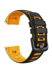 Two Tone Silicone Watch Band Compatible with Garmin Instinct/Tide Instinct/Solar Instinct/Instinct Tactical Band High Quality