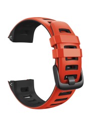 Two Tone Silicone Watch Band Compatible with Garmin Instinct/Tide Instinct/Solar Instinct/Instinct Tactical Band High Quality