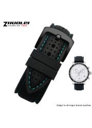 New Breathable Silicone Sport Band For Hua Wei Sam Sung Watchband 20mm 22mm Rubber Strap For Mido-T-issot Ya-Mega Accessories