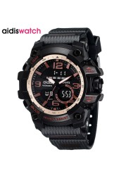 Addies-G Shock Military Watch for Men, with Compass, 3 Bar, Water Resistant, Digital Movement, Outdoor, Sports, Casual, Fashion