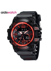 Addies-G Shock Military Watch for Men, with Compass, 3 Bar, Water Resistant, Digital Movement, Outdoor, Sports, Casual, Fashion