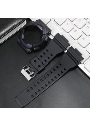 For G-SHOCK GA100 GA110 GA120 GD100 GD110 GD120 Watch Strap Watch Case Men Matte Wristwatch Sport Watch Silicone Case Strap