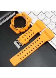 For G-SHOCK GA100 GA110 GA120 GD100 GD110 GD120 Watch Strap Watch Case Men Matte Wristwatch Sport Watch Silicone Case Strap