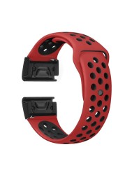 Stylish Fit Metal Strap For Garmin Fenix ​​6X 6 6S Pro 5X 5 5Plus 3HR Forerunner 935 Breathable Silicone Band Quick Release Strap