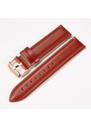 Oil Suede Leather 22mm 20mm 18mm Watchband Quick Release Watch Band Strap Brown for Men Women Compatible with Fossil