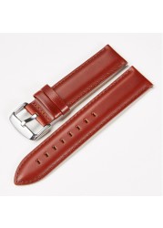 Oil Suede Leather 22mm 20mm 18mm Watchband Quick Release Watch Band Strap Brown for Men Women Compatible with Fossil