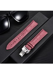 REMZEIM New Watch Band Strap Woman Watchbands Genuine Leather Strap Watch Band 18mm 20mm 22mm 24mm Multicolor Watch Bands