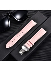 REMZEIM New Watch Band Strap Woman Watchbands Genuine Leather Strap Watch Band 18mm 20mm 22mm 24mm Multicolor Watch Bands