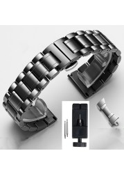 Watch band for Longines Watchband Stainless Steel Bracelet Original Master Crescent 12/13/14/15/16/17/18/19/20/21/22mm strap