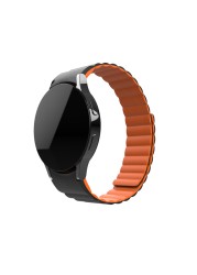 Silicone Magnetic Watchband For Samsung Galaxy Watch 4 Classic 46mm 42mm/Watch4 44mm 40mm Soft Strap Wristbands Bracelet Band @@