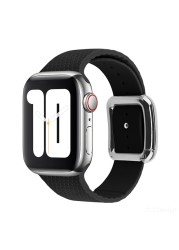 Modern Buckle Strap for Apple Watch Band 45mm 44mm 41mm/40m 42mm38mm Korea Silicone Bracelet iwatch Series 5 4 3 6 SE 7 Strap