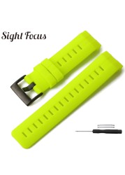 Silicone Watch Band for SUUNTO Spartan Sport Wristwatches HR Watchband SUUNTO Spartan Ultra Bracelet/AMBIT3 Vertical/Traverse Strap