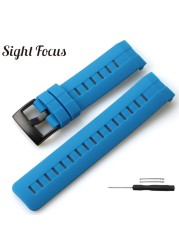 Silicone Watch Band for SUUNTO Spartan Sport Wristwatches HR Watchband SUUNTO Spartan Ultra Bracelet/AMBIT3 Vertical/Traverse Strap