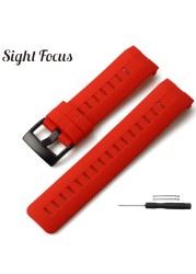 Silicone Watch Band for SUUNTO Spartan Sport Wristwatches HR Watchband SUUNTO Spartan Ultra Bracelet/AMBIT3 Vertical/Traverse Strap