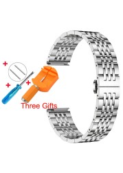 Top Quality 316L Stainless Steel Universal Watch Strap 10mm 12mm 14mm 16mm 18mm 20mm 22mm 24mm Watch Band for Smart Watch