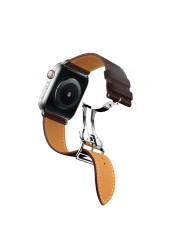 High Quality Genuine Leather Single Turn Buckle Strap for iwatch Apple Watch7 6 Se 5 4 3 2 1