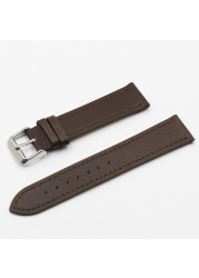 High Quality Retro Watch Strap Band 18mm 20mm 22mm 24mm Leather Watchbands Gray Black Brown Blue For Men Watch Accessories