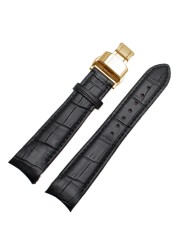 Genuine Leather Curved Bracelet End Watch Strap 20mm For Citizen BL9002-37 05A BT0001-12E 01A Watch Band 21mm Watchband 22mm