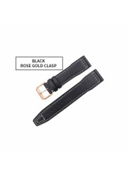 Genuine Leather Strap 20mm 21mm Replacement Watch Band Suitable for IWC Pilot Mark XVIII IW327004/377714 Watch Strap Bracelet