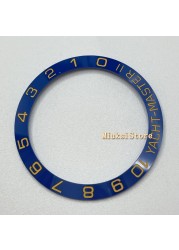 38mm/42mm Watch Bezel Yacht-Master II Sub Blue Ceramic Watch Bezel Replacement Part Accessories