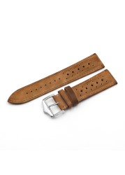 Onthelevel 18mm 20mm 22mm 24mm Genuine Leather Watch Strap Bands Black Blue Brown Multicolor High Quality Men's Watch Band