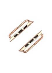 10pcs/lot Stainless Steel Watchband Adapter 1:1 For Apple Watch Band 38/40 41 42 45 44mm Chain 2 3 4 5 6 7 Connector Accessories