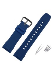 Replacement for Casio PRG-600yb-3 silicone watch strap PRG-650 PRW-6600 sport silicone 24mm watch strap