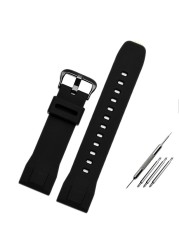 Replacement for Casio PRG-600yb-3 silicone watch strap PRG-650 PRW-6600 sport silicone 24mm watch strap