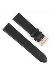 Genuine Leather Women Watchband 12mm 14mm 16mm 18mm 20mm Quick Release Cowhide Strap Watch Band Belts Replacement Gold Buckle