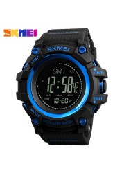 SKMEI Brand Mens Watches Sports Watch Pedometer Calorie Digital Watch Altimeter Altimeter Compass Thermometer Weather Men Watch