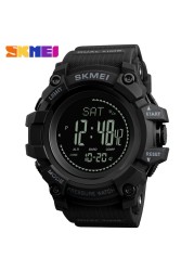 SKMEI Brand Mens Watches Sports Watch Pedometer Calorie Digital Watch Altimeter Altimeter Compass Thermometer Weather Men Watch