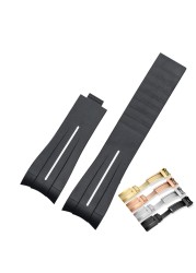 High quality rubber watch strap 20mm 21mm waterproof silicone wristband camouflage watchband wrist band watch bracelet