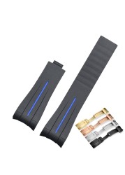 High quality rubber watch strap 20mm 21mm waterproof silicone wristband camouflage watchband wrist band watch bracelet