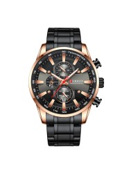 New Watches Men Luxury Brand CURREN Quartz Men's Watch Sport Waterproof Wristwatches Chronograph Date Relogio Masculino