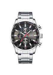 New Watches Men Luxury Brand CURREN Quartz Men's Watch Sport Waterproof Wristwatches Chronograph Date Relogio Masculino