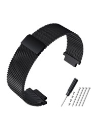 Men's Stainless Steel Watch Strap TIMEX T2N720 T2N721 TW2R55500 T2N721 Watch Strap 24*16mm Lug End Silver Black Bracelet Band